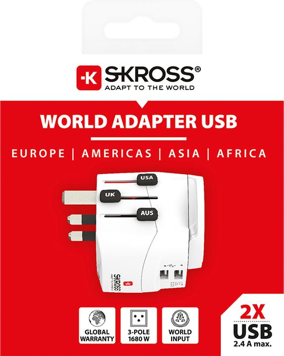 Produktbild Skross World Adapter Pro Light USB - World