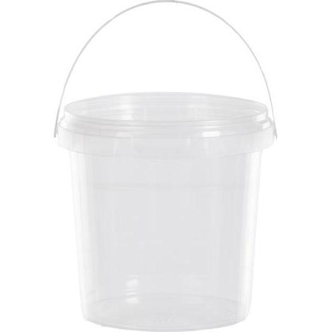 Chicco FOOD BUCKET 0.77 L WITH COVER, Contenitore per alimenti, Trasparente