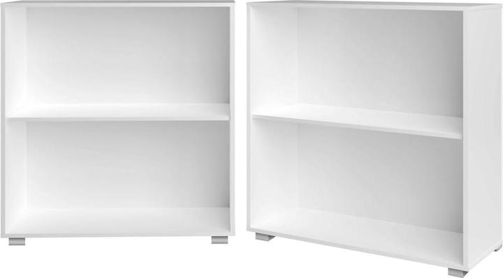 Actual product image Casaria Bookcase (77 x 60 x 28 cm)
