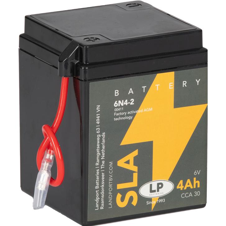 Landport Motorbike battery Sealed SLA 6N4-2 6V 4Ah - buy at Digitec