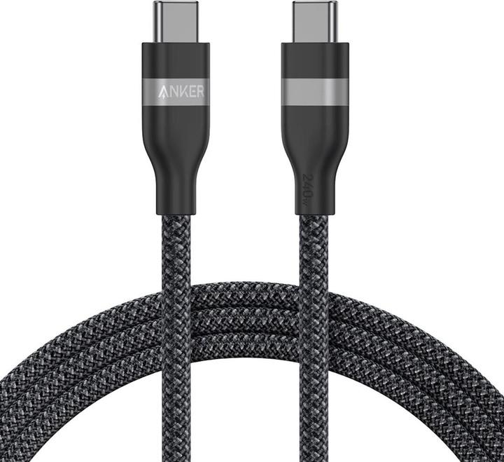 Anker A82E2 Cavo USB 1 8 m USB C Nero (1.80 m, 240 W)