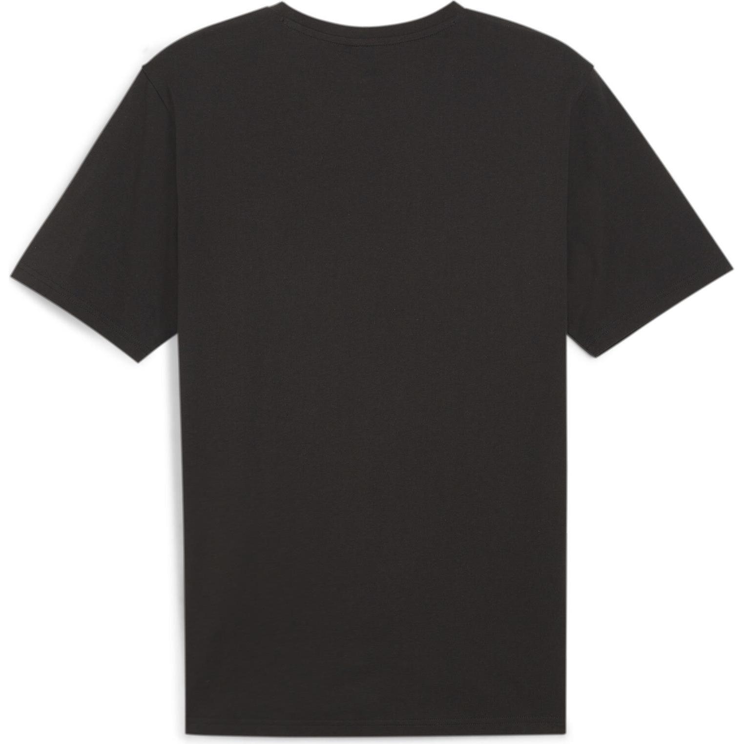 Thumbnail - Puma, Herren, Sportshirt, teamRISE Logo Jersey Cotton (3XL), Schwarz, 3XL