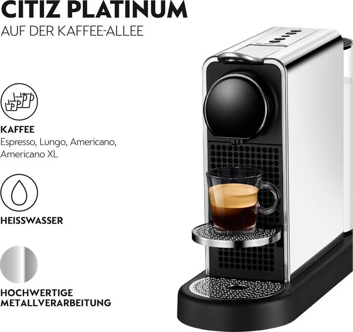 Produktbild Krups Nespresso CitiZ Platinum (NESPRESSO Original)