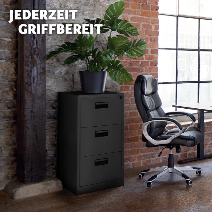 Image du produit tectake Armoire de bureau (62,5 x 46 x 103 cm)