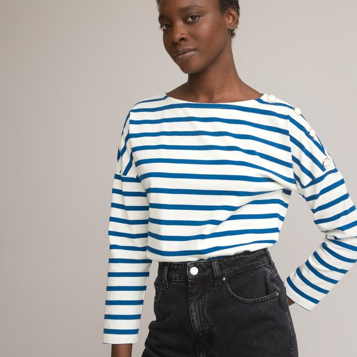 Produktbild La Redoute Collections Shirt im ikonischen Matrosenstil (L)