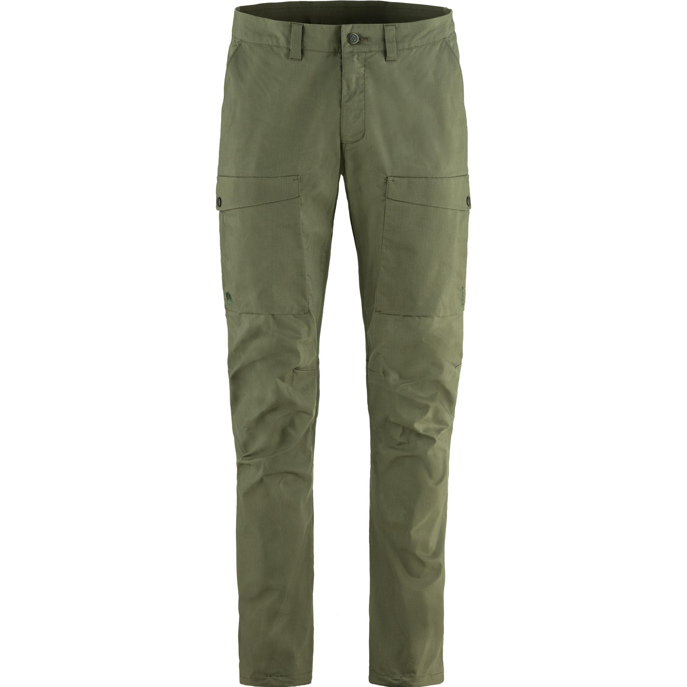 Fjällräven, Herren, Outdoorhose, Abisko Hybrid Trail Trs (54), Grün, 54