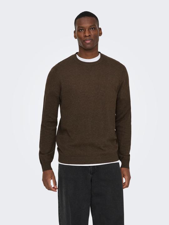 Immagine prodotto Only & Sons Onsloui Reg 12 Mel Crew Knit Noos (L)