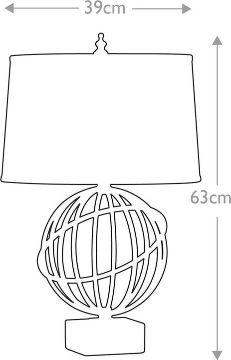 Produktbild Elstead Lighting Spencer Tischleuchte E27 Florenz Gold (E27)