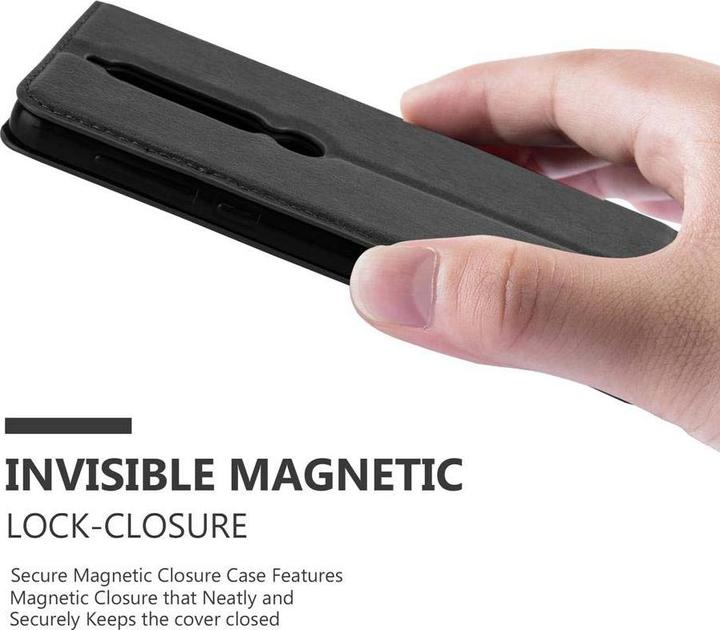 Actual product image Cadorabo Book Invisible Magnet Cover (Nokia 6.1)