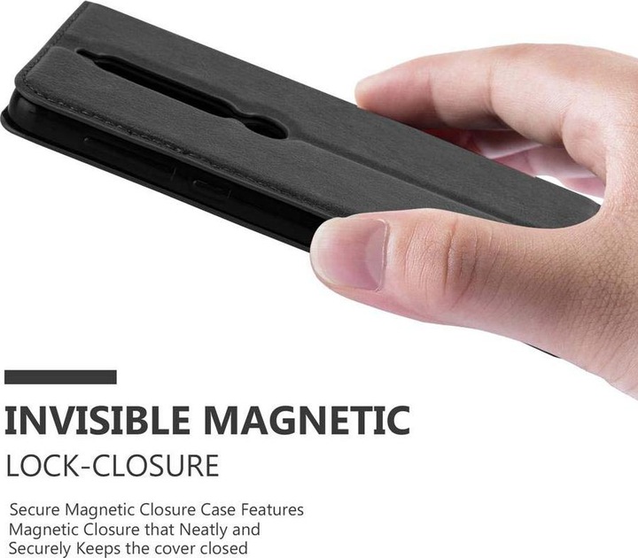 Actual product image Cadorabo Book Invisible Magnet Cover (Nokia 6.1)