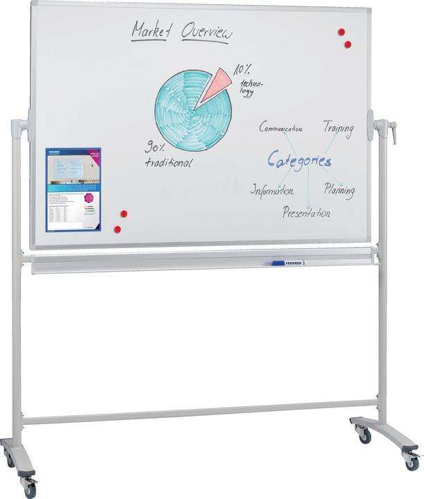 Actual product image Franken Whiteboard Mobile Pivot Enamel (150 x 100 cm)