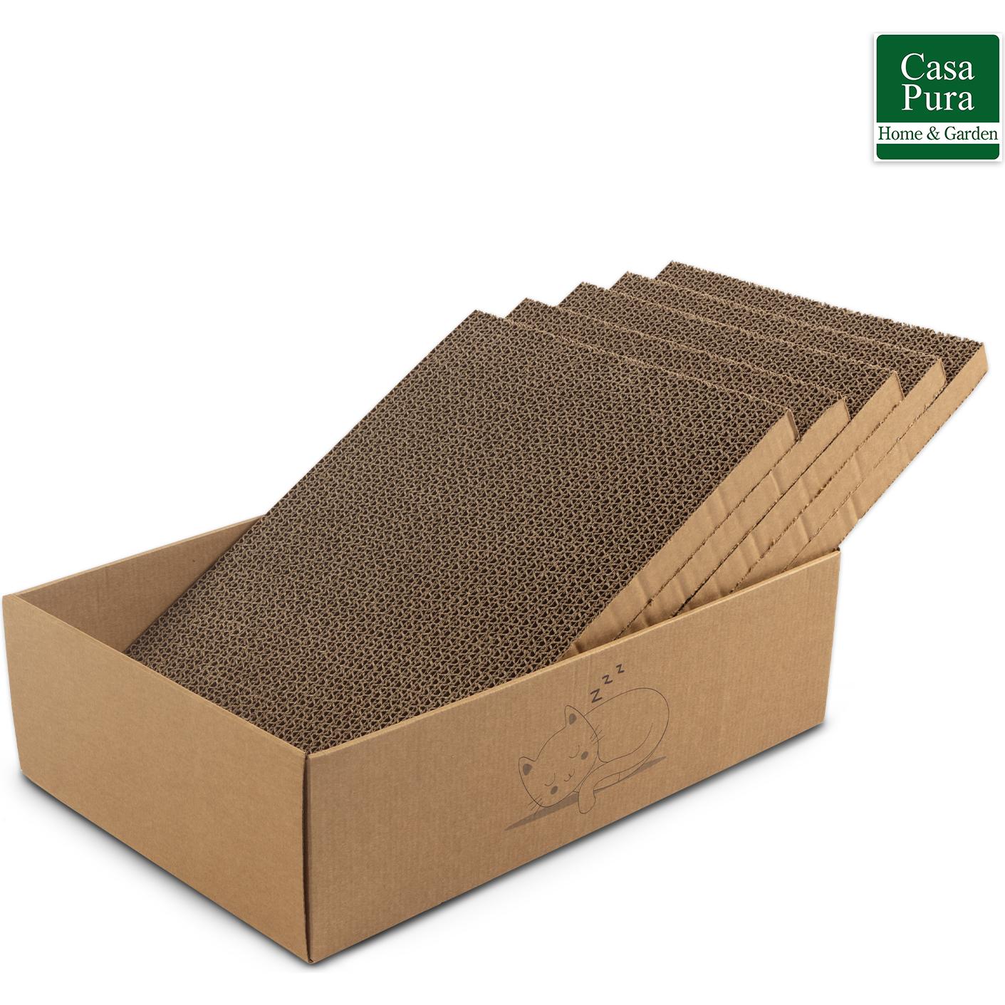 Casa Pura Tiger Katzenkratzbox (Kratzspielzeug), Katzenspielzeug