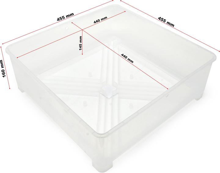 Immagine prodotto Wiltec Pezzo di ricambio per incubatrice automatica per polli, vasca in plastica serie WQ