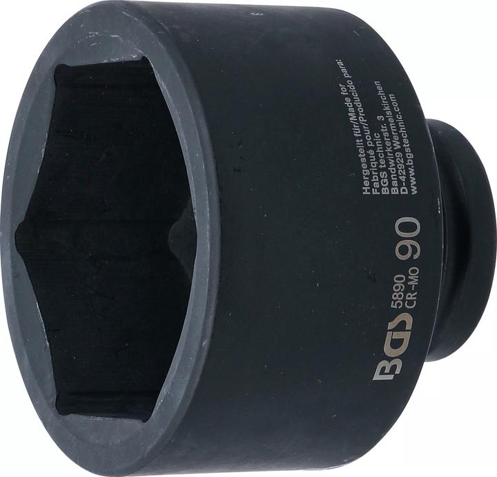 Image du produit BGS Douille à choc, six pans 25 mm (1") 90 mm (90 mm)