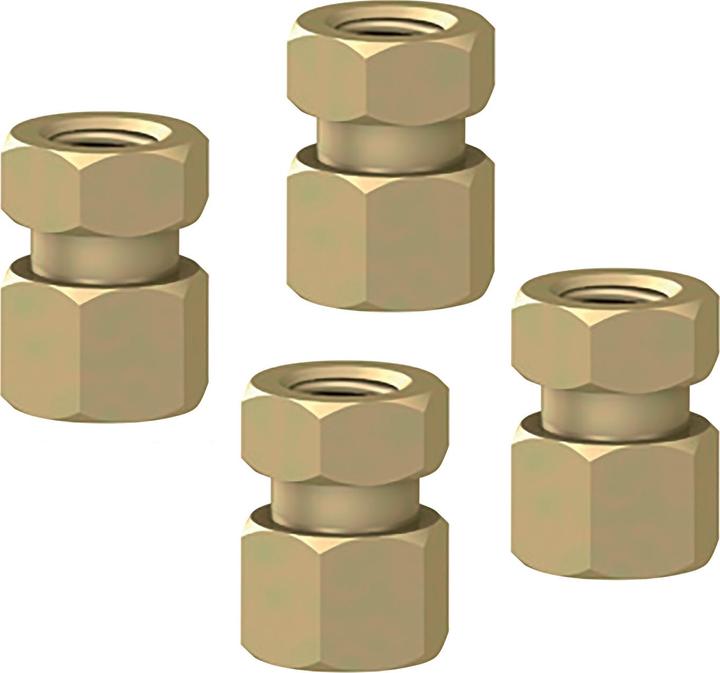 Actual product image Schneider Electric Set, 4 nuts for vertical aluminium NSYAMCSF