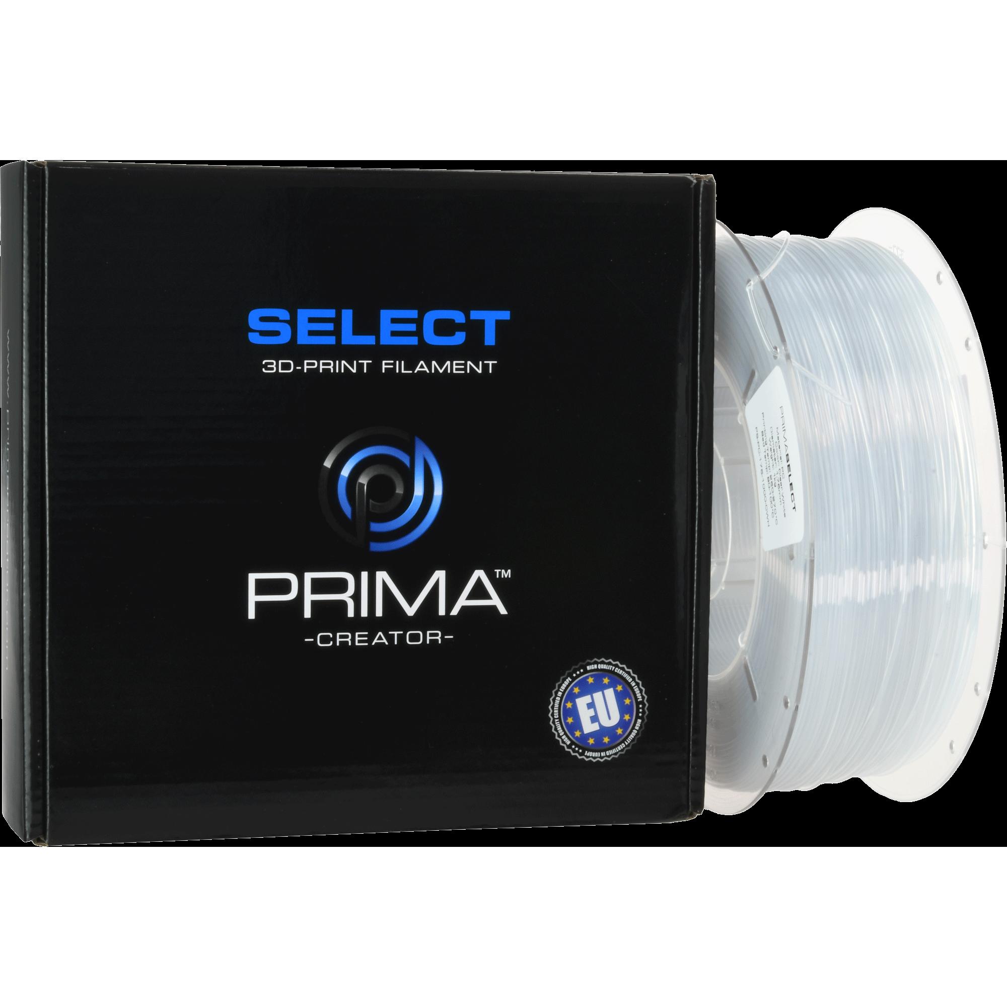 Prima Creator PrimaSelect PC (Carbon, 1.75 mm, Transparent), 3D Filament, Transparent
