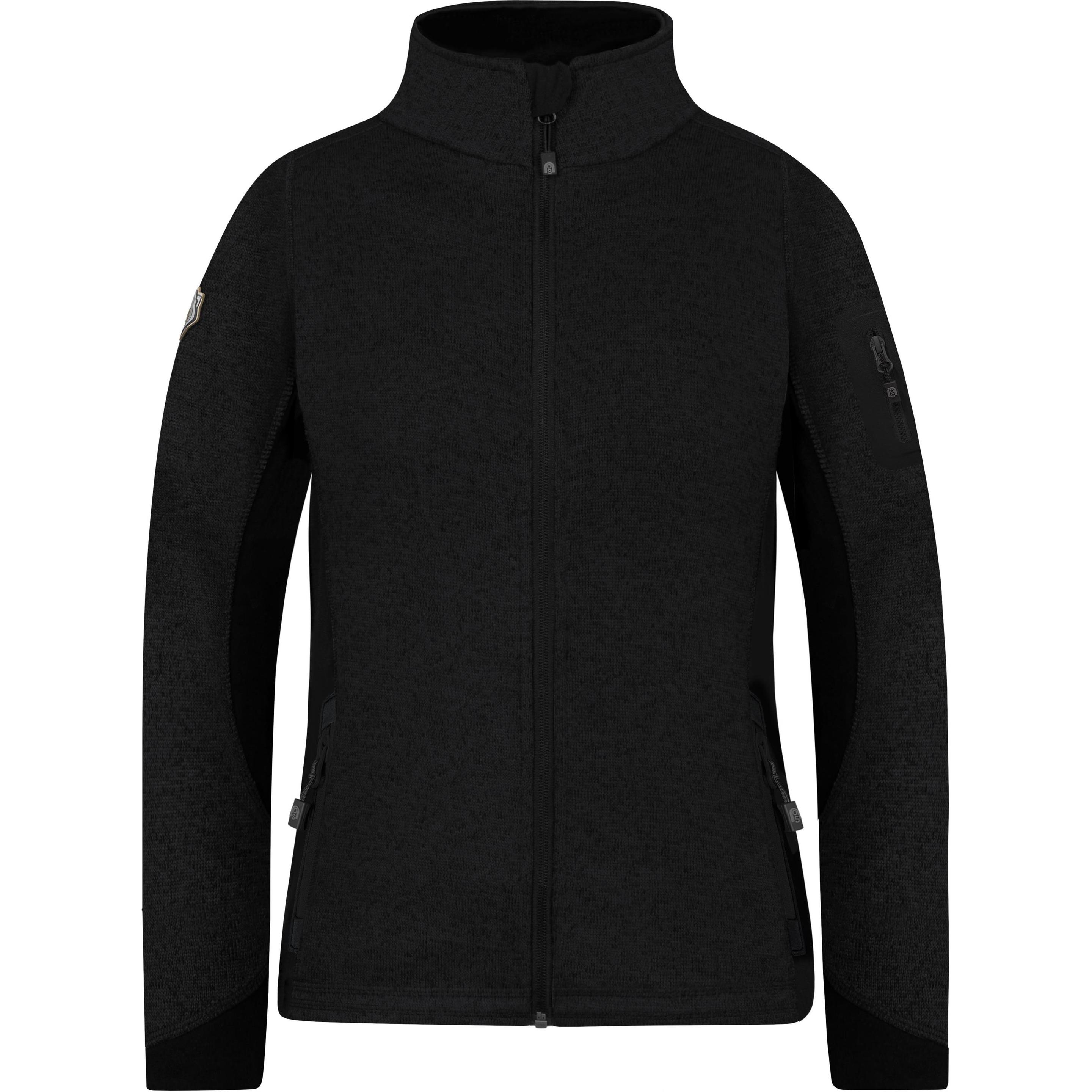 Normani, Damen, Jacke, Damen Strickjacke „Pukaskwa“ - 9585 (S), Schwarz, S