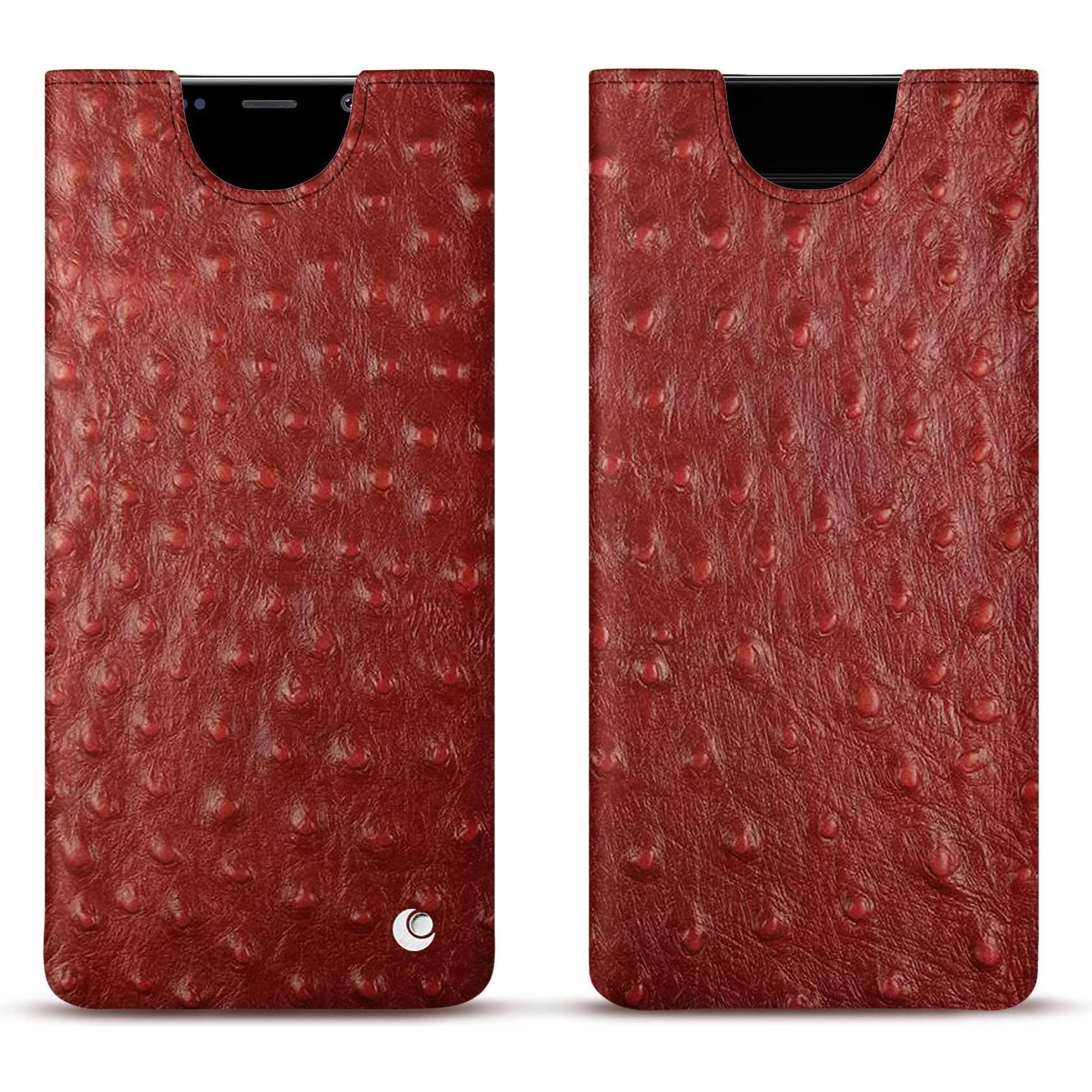 Thumbnail - Noreve Lederschutzhülle (Samsung Galaxy Note 9), Smartphone Hülle, Rot