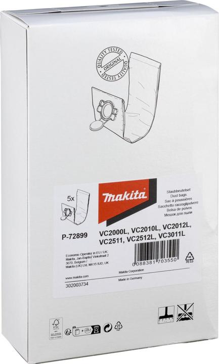 Produktbild Makita Filtersack L