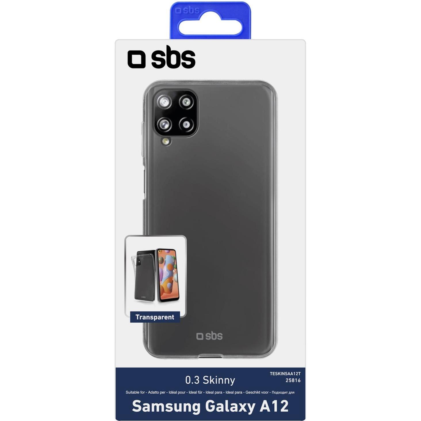 Thumbnail - SBS Skinny Cover Samsung Galaxy A12, transparent (Samsung Galaxy A12), Smartphone Hülle, Transparent