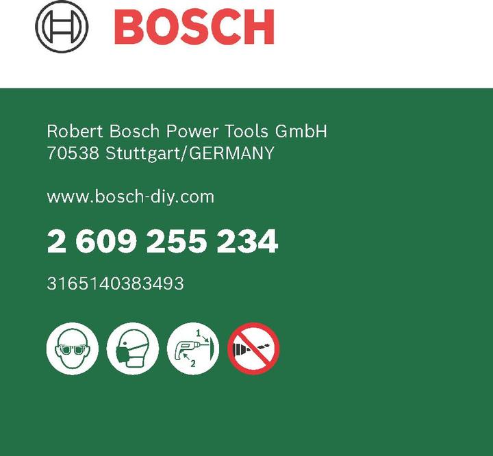 Produktbild Bosch Zubehör Holzschlangenbohrer, Sechskant D= 10,0 mm L= 450 mm (8.5 mm)