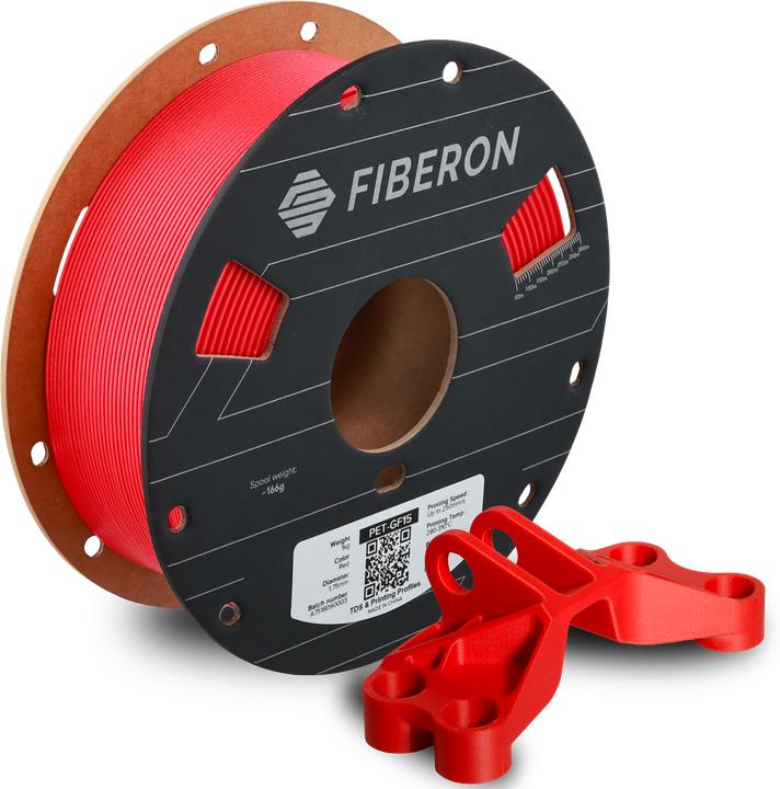 Image du produit Polymaker PET-GF15 1,75mm RED 0,5kg (PETG, 1.75 mm, 500 g)