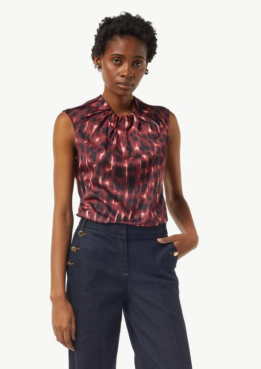 Immagine prodotto Comma Bluse Satinbluse mit Raffung (36)