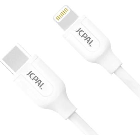 Thumbnail - JCPAL Linx Classic USB-C Cable with Lightning connector, White 1m (1 m, USB 3.2 Gen 1), USB Kabel