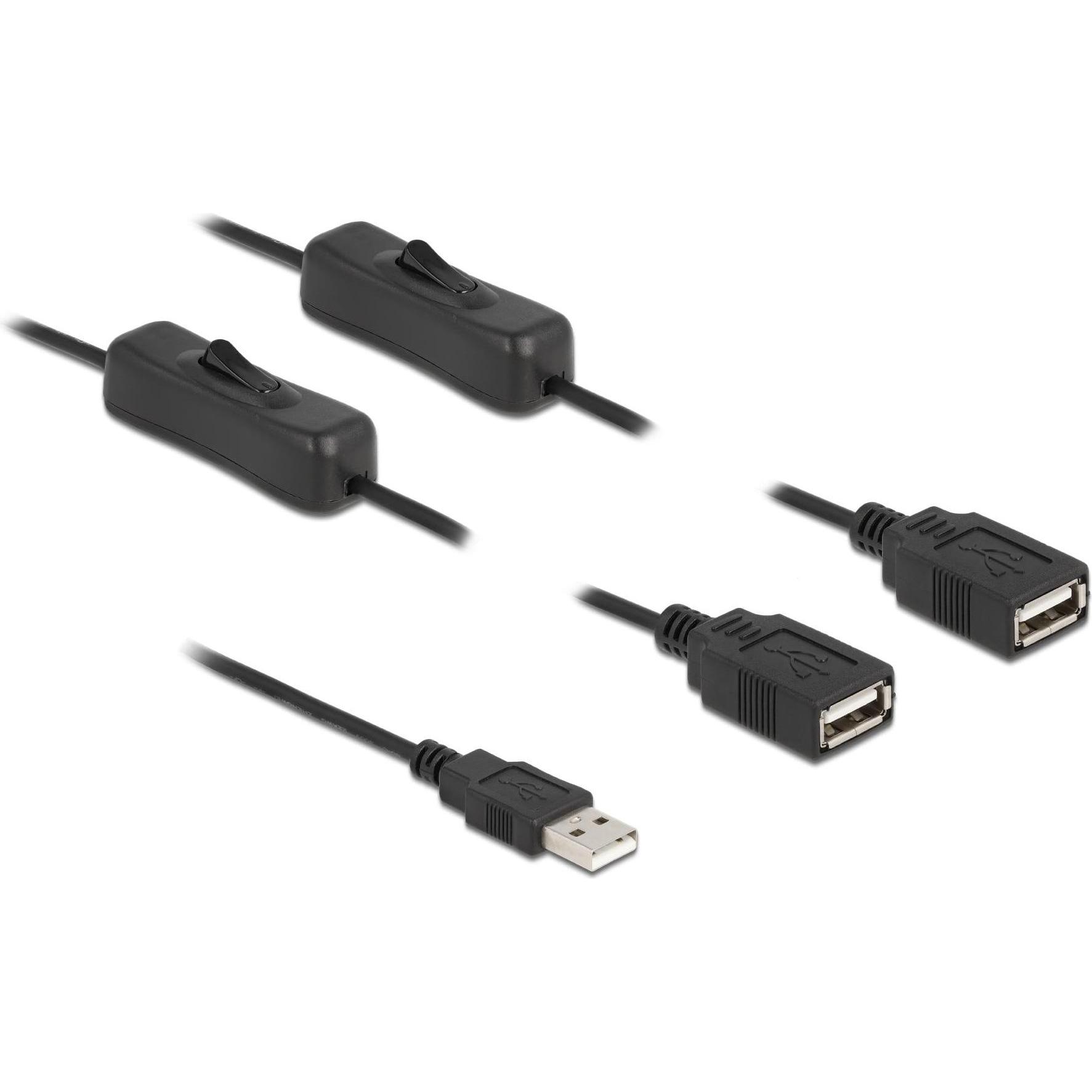 Delock 2in1 (1 m, USB 2.0), USB Kabel