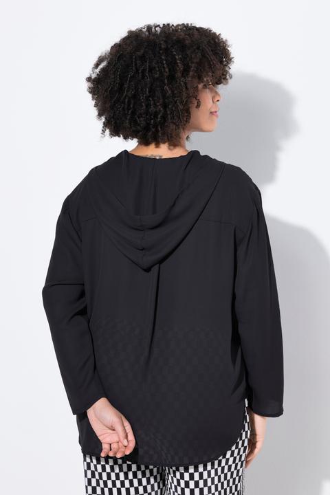 Produktbild Angel of Style Bluse, A-Linie, Krepp, Kapuze (44)