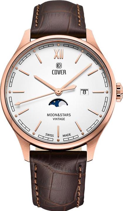Actual product image Cover Chapman Moon&Stars Gent (Analogue wristwatch, 41 mm)