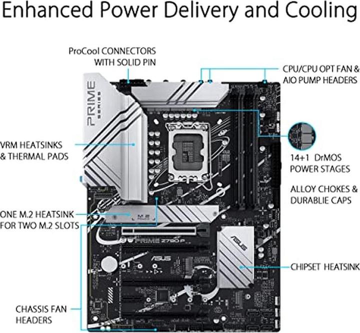 Immagine prodotto ASUS PRIME Z790-P (LGA 1700, Intel Z790, ATX)