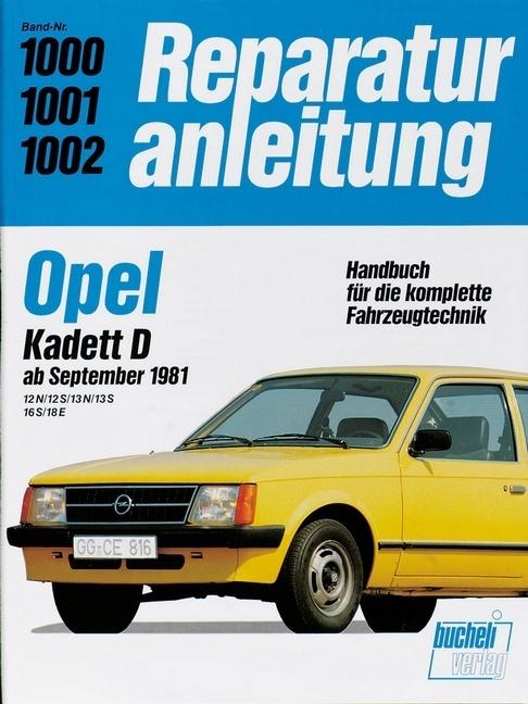Produktbild Opel Kadett D ab 9/1981 (Deutsch, 2012)