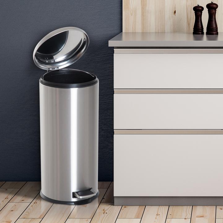Produktbild Homcom Pedal-Mülleimer mit Inneneimer (30 l)