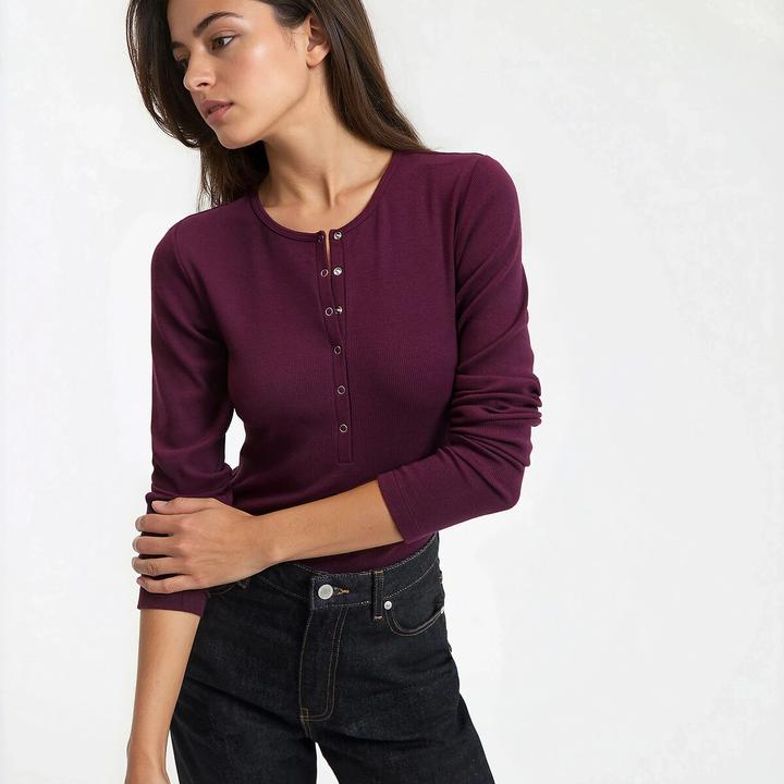 Produktbild La Redoute Collections Langarm-Shirt (L)