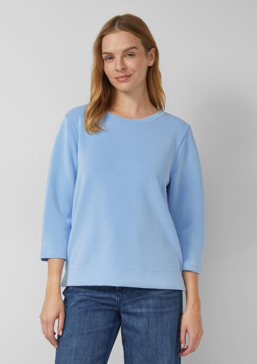 Produktbild s.Oliver Sweatshirt Sweatshirt aus Scuba mit 3/4-Arm (48)