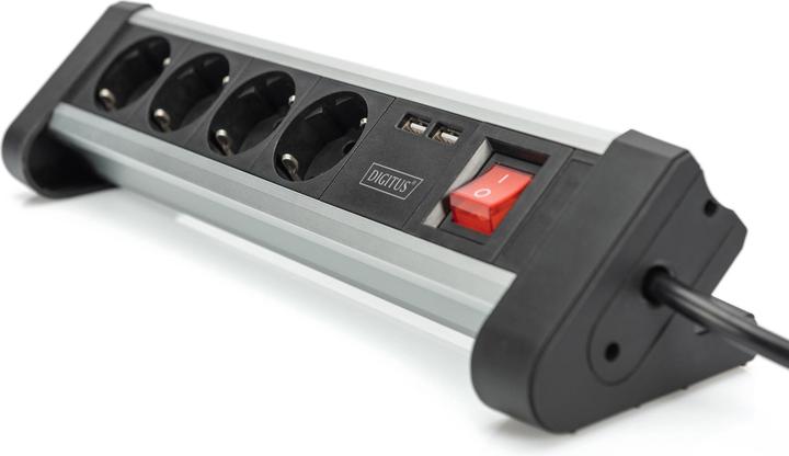 Image du produit Digitus Bloc de prises de bureau (6x, USB-A, 1.50 m)