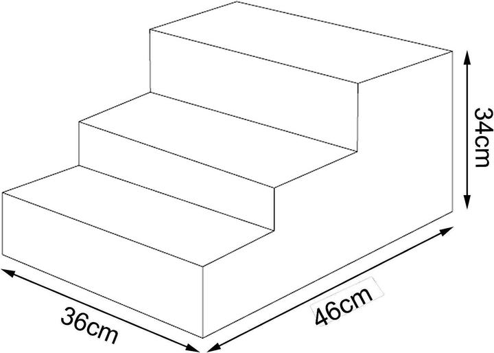 Image du produit Ionto Escalier pour animaux domestiques (Chien, Chat, Lavable, Pliable)