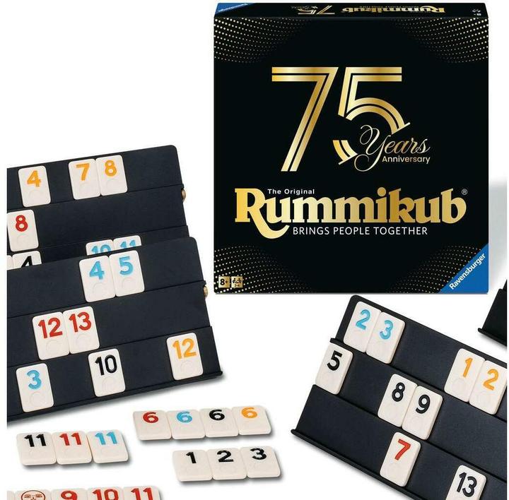 Ravensburger Rummikub 75th Anniversary (Deutsch, Französisch, Italienisch, 2 - 4 Spieler)