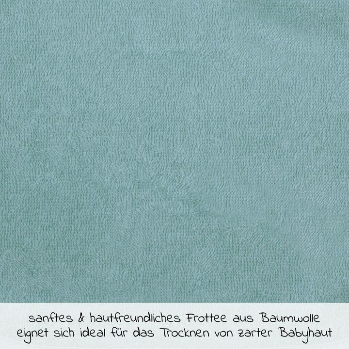 Produktbild Badeponcho & Bademäntel Bade-Poncho 75 x 60 cm - Uni Eisblau (75 x 75 cm)