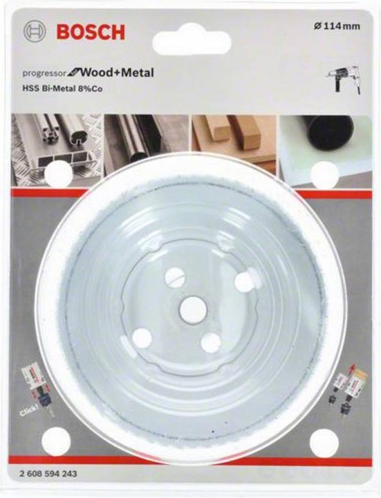 Actual product image Bosch Professional Zubehör Hole saw Progressor for Wood and Metal, 114 mm (114 millimetres)