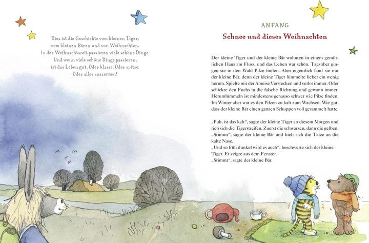 Actual product image Tiger and bear, it's very Christmassy!