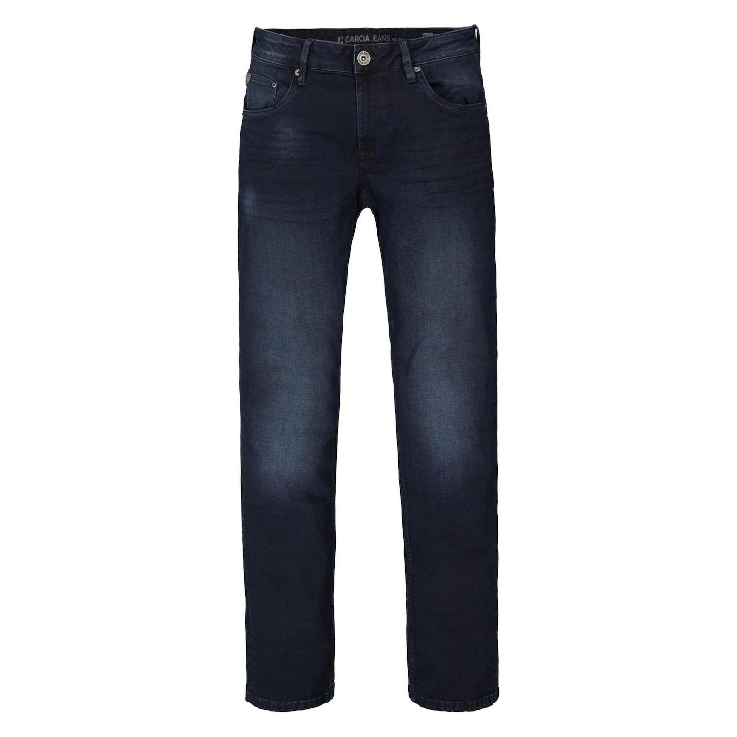 Garcia, Herren, Jeans, Russo Heren Tapered Fit Jeans Blauw - Maat W30 X L32, Blau, (W30/L32)