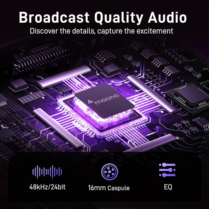 Actual product image Maono DM40 S Pro Microphone (Black)