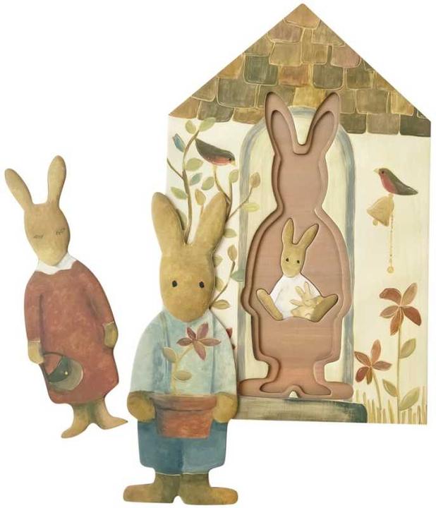 Produktbild Egmont Schichtenpuzzle Hasenfamilie