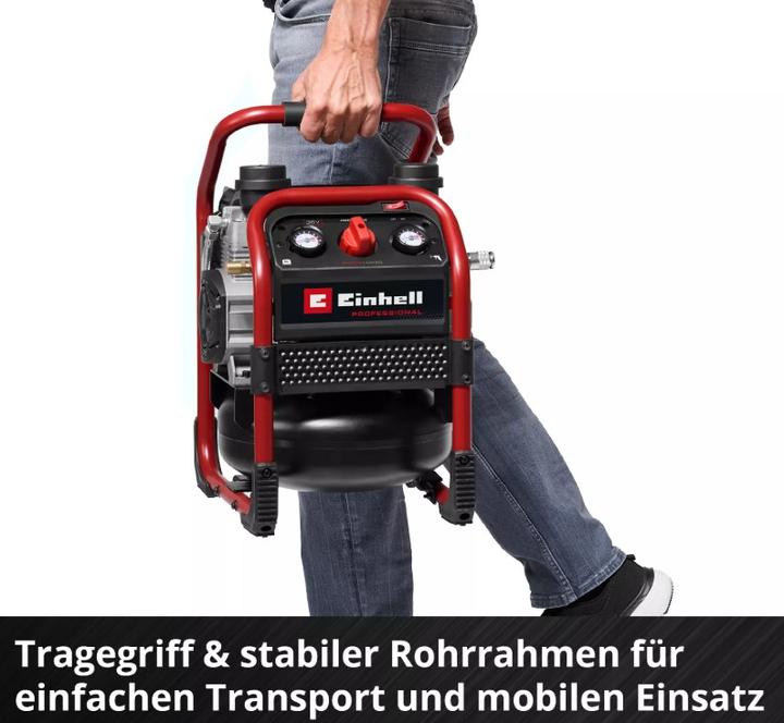 Actual product image Einhell PROFESSIONAL Akku-Kompressor SILENZZO 36/210 4020380 (8 l)