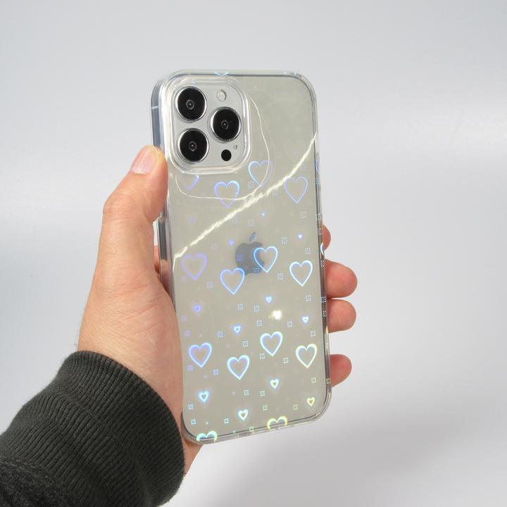 Image du produit PhoneLook Coque coeurs irisés effet animé (Apple iPhone 13 Pro Max)