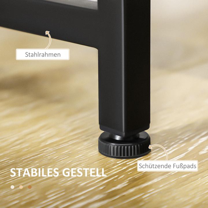 Produktbild Homcom Esstisch Set mit 2 Bänken