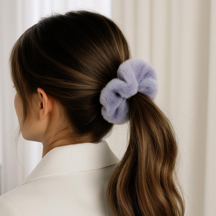 Produktbild Avizar Fluffiger Scrunchie Modell Amber (Haargummi)