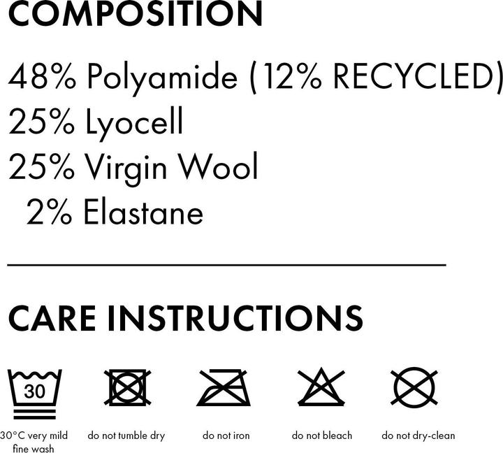 Nährwerte und Zutaten Falke ClimaWool IN (Einzelpack, 45 - 46)